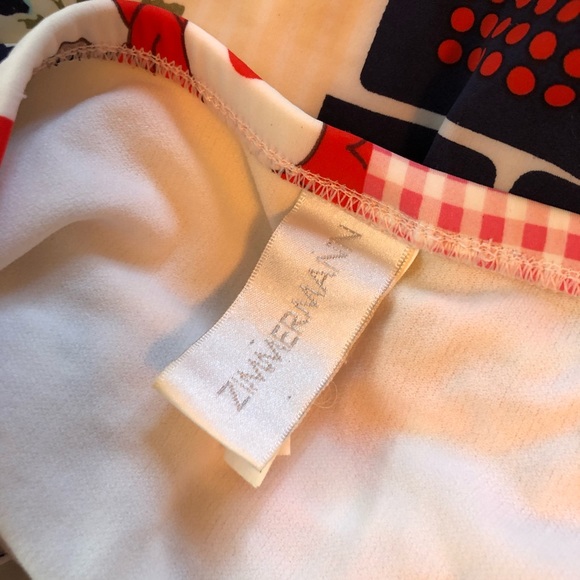 Zimmermann Patchwork Swimsuit Sz 12 - Picture 5 of 10